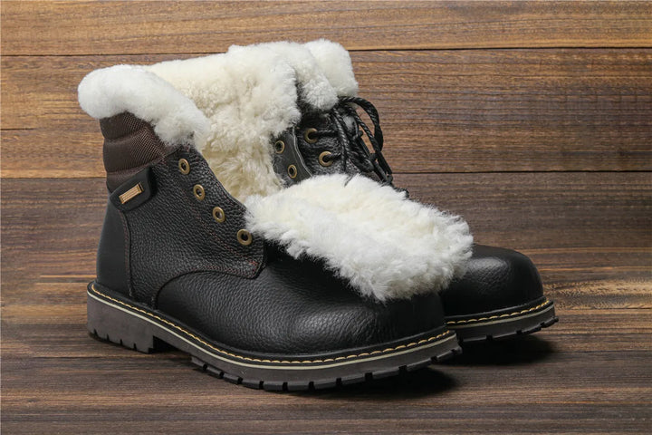 Stijlvolle heren winterlaarzen, duurzaam en met ultra warme voering voor elke winterdag.