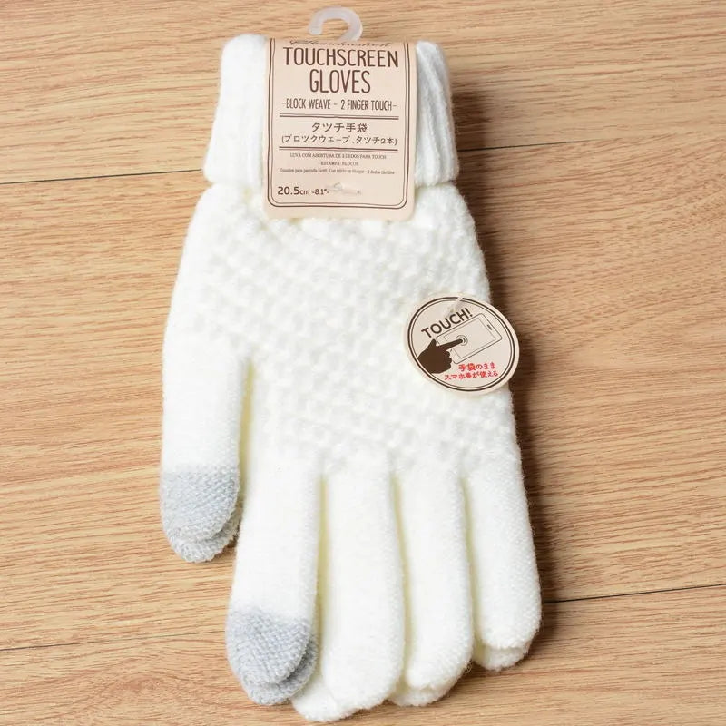 Amara gebreide handschoenen voor dames, warm en functioneel voor smartphone in de winter.
