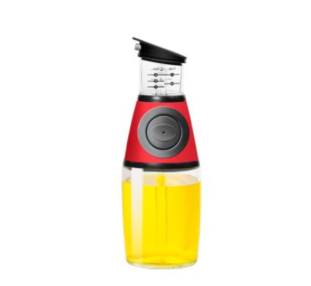 Gezond koken met deze oliedispenser; nauwkeurige maatverdeling helpt bij het doseren van olie.