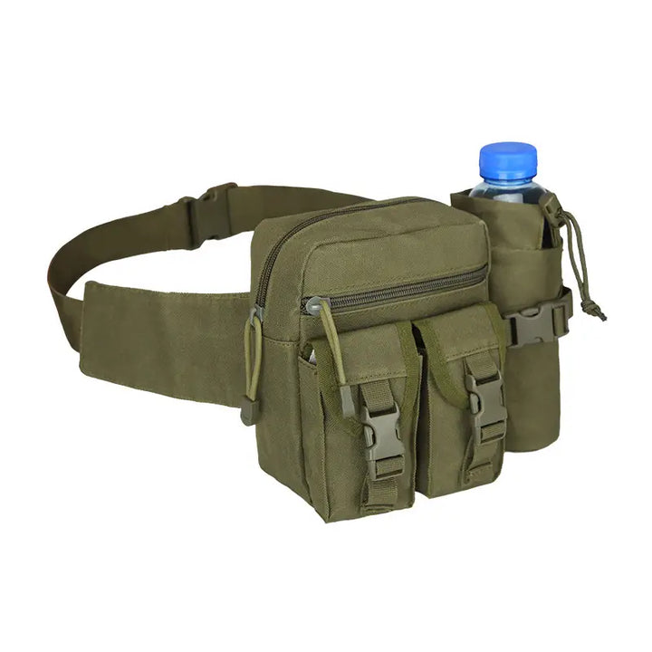 Multifunctionele unisex heuptas met waterfleshouder voor wandelen, hiken en andere outdoor activiteiten.