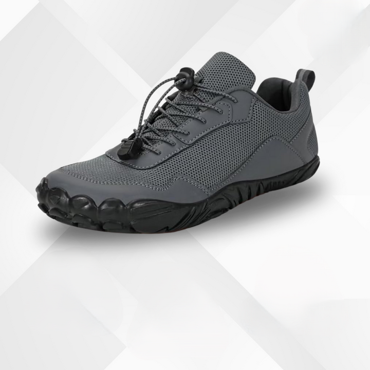Flexibele heren barefoot wandelschoenen Lennox. Waterdicht, orthopedisch en antislip voor comfortabel outdoor gebruik.