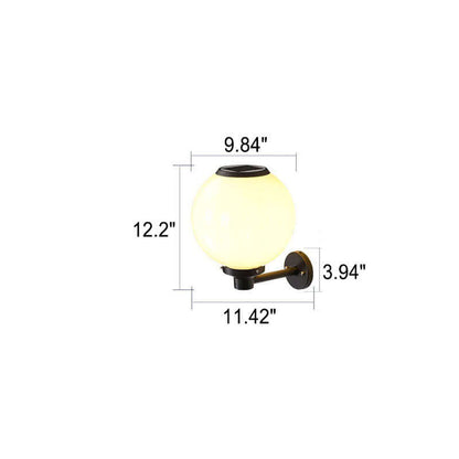 Waterdichte Buitenwandlamp op Zonne-energie