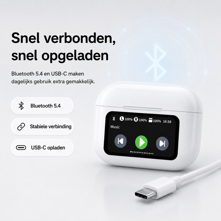 Moderne unisex draadloze oordopjes; comfortabel in-ear ontwerp voor muziek en audio, geschikt voor elk moment.
