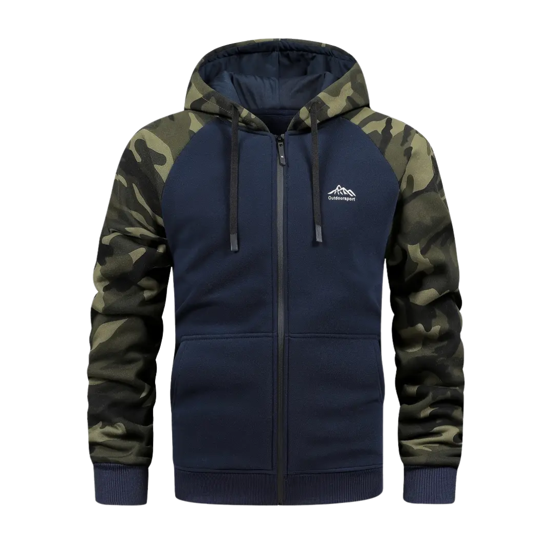 Stijlvol heren camouflagejack Ethan, comfortabele en warme bovenkleding voor winter & herfst.