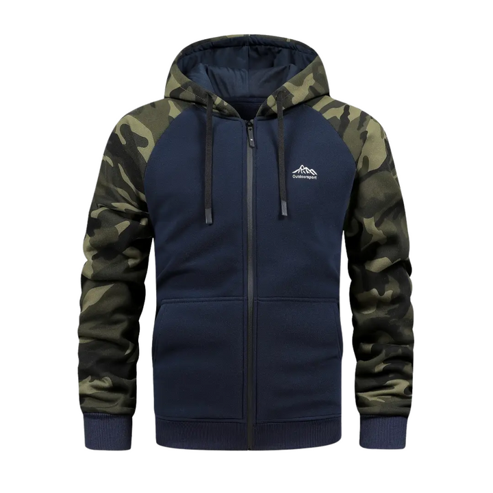 Stijlvol heren camouflagejack Ethan, comfortabele en warme bovenkleding voor winter & herfst.
