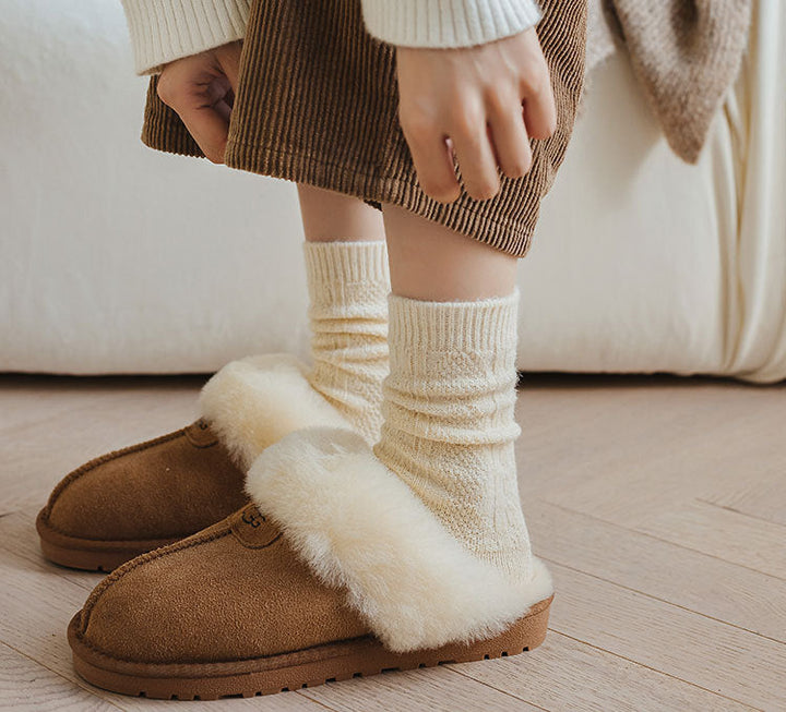 Stapel zachte dames wintersokken; luxe, comfortabel en perfect als cadeau.