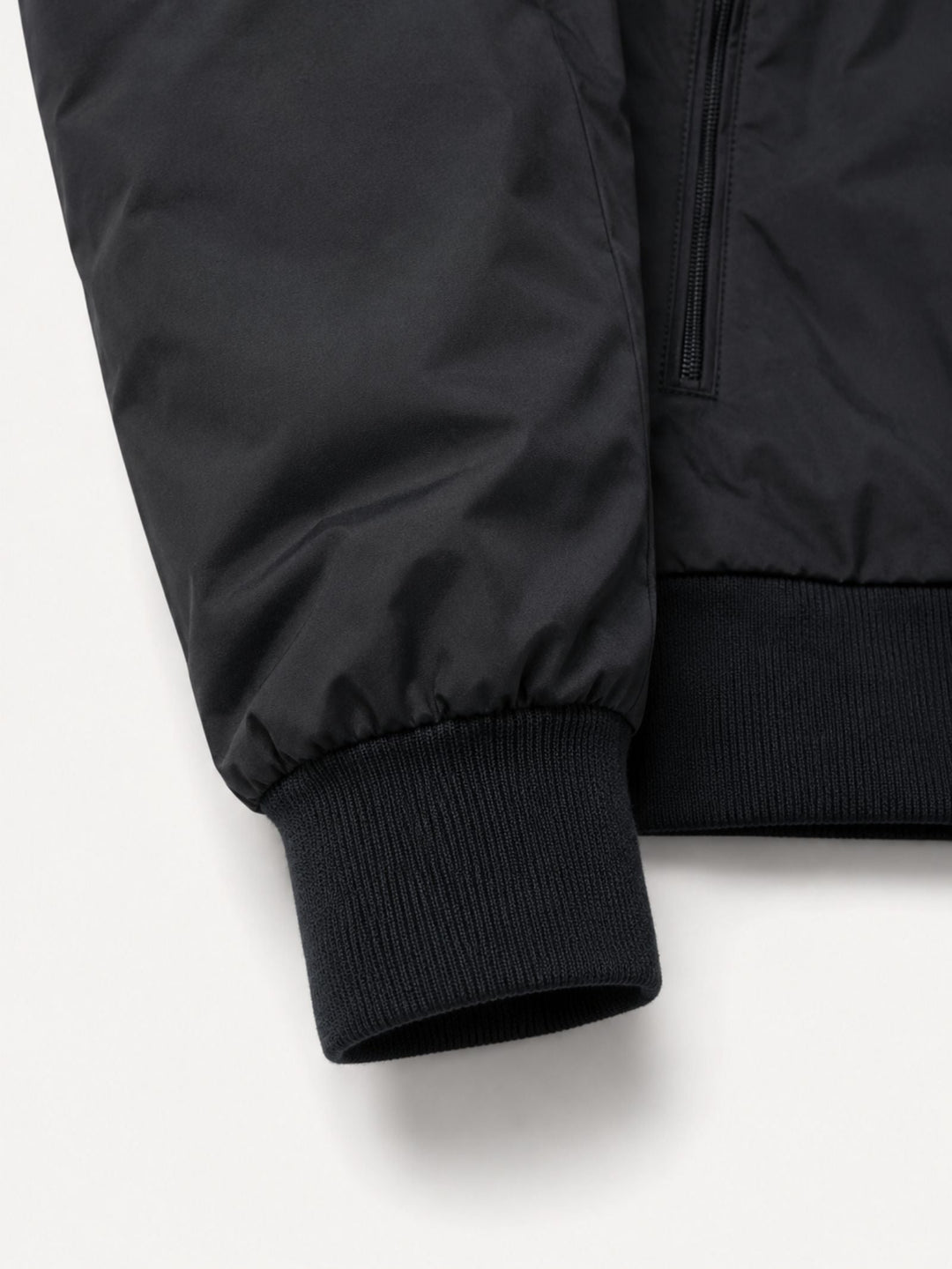 Grijs heren bomberjack met opstaande kraag, ritssluiting en regular fit; ideaal voor casual dagelijks gebruik.