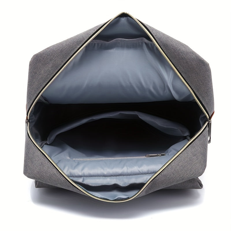 Moderne unisex rugzak, waterdicht en met veel opbergruimte voor je laptop.