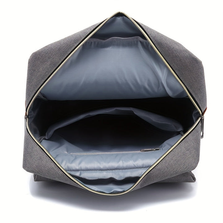 Moderne unisex rugzak, waterdicht en met veel opbergruimte voor je laptop.