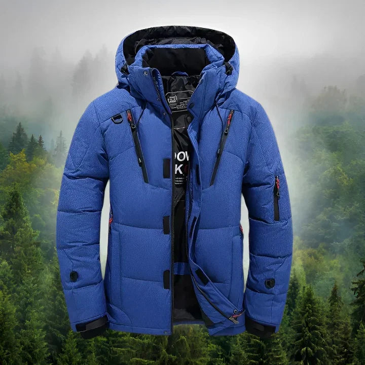 Heren winterjas Arctic, warm en stijlvol. Deze comfortabele buitenjas is perfect voor koude winterdagen en mannen.