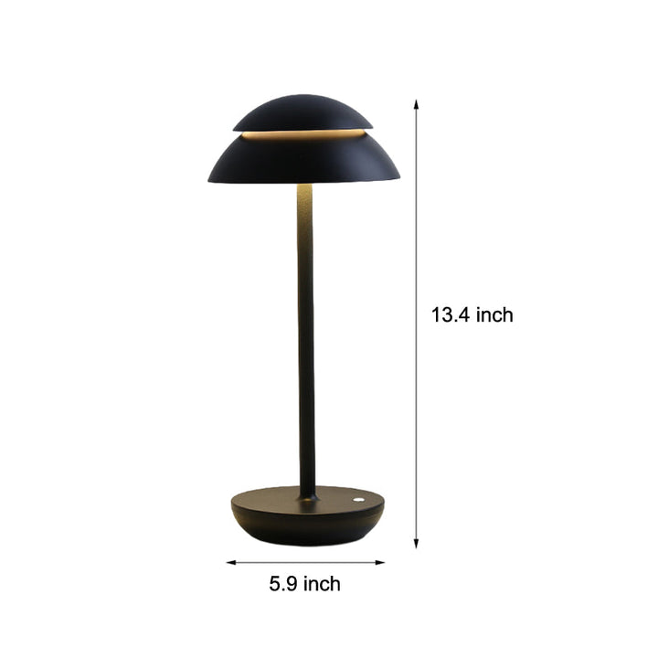 GlowBeam tafellamp, draadloos met LED; oplaadbaar, modern en portable sfeerverlichting.