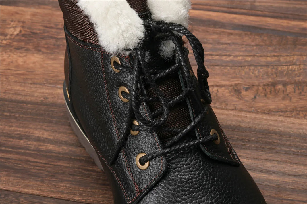 Comfortabele en duurzame heren winterlaarzen, met ultra warme binnenvoering.
