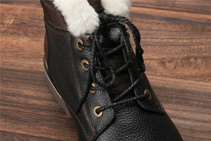 Comfortabele en duurzame heren winterlaarzen, met ultra warme binnenvoering.