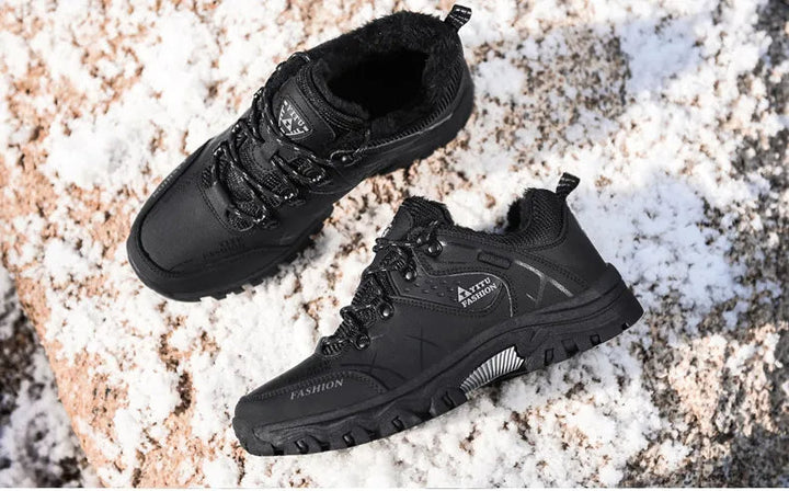 Warme en comfortabele heren winterschoenen, waterdicht voor de koudste winterdagen.