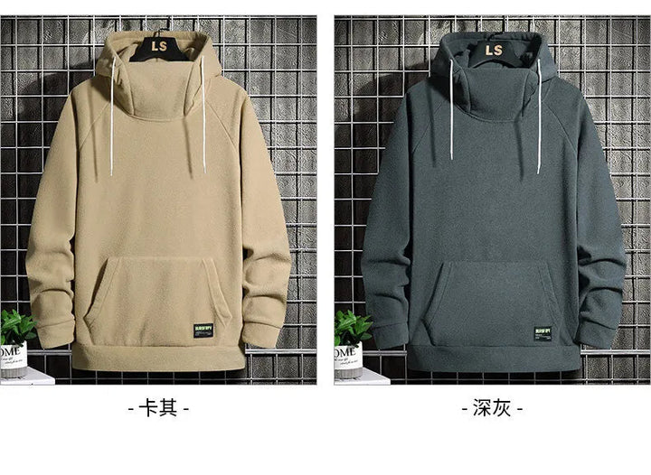 Relaxte oversized heren hoodie, zachte en warme trui, ideaal voor casual streetwear.