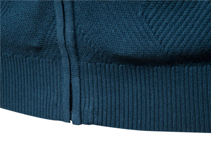 Modern heren gebreid vest met rits, veelzijdig en comfortabel. Ideaal voor zowel thuis als buitenshuis.