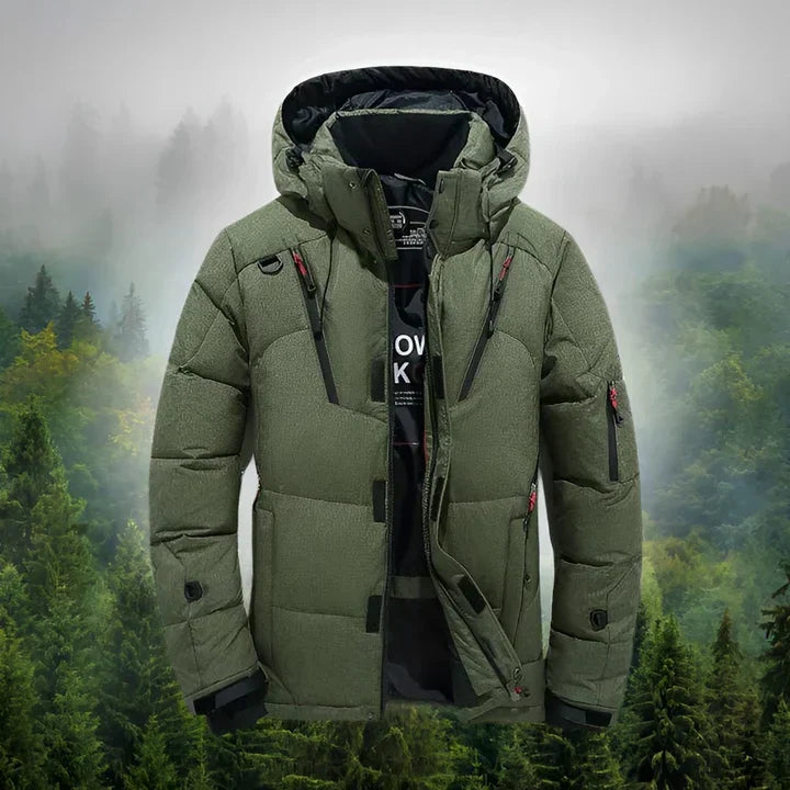 Stijlvolle Arctic winterjas in donkerblauw. Een warme en comfortabele heren buitenjas, perfect voor alle mannen.