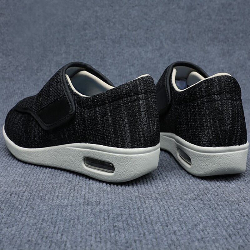 Comfortabele unisex ademende diabetici schoenen, perfect voor langdurig dragen en gevoelige voeten.