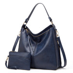 Marinblauw set