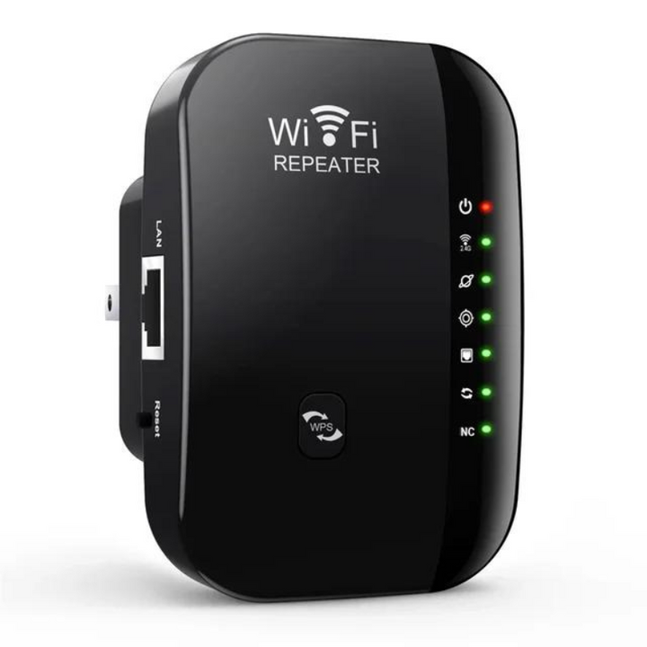 Elimineer dode zones met deze krachtige draadloze wifi-repeater. Ideaal voor een stabiel thuisnetwerk.