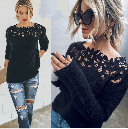 Dames sweater met levendige bloemenprint, ideaal voor lente en zomer casual outfits.