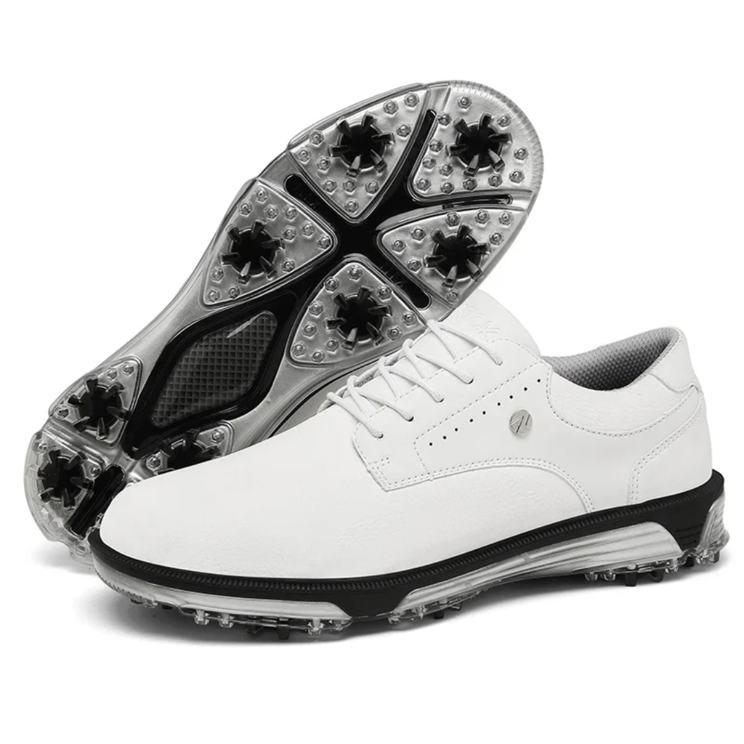 Stijlvolle Limited Edition Elston heren golfschoenen, met oog voor detail en exclusief design. Perfect voor golf.