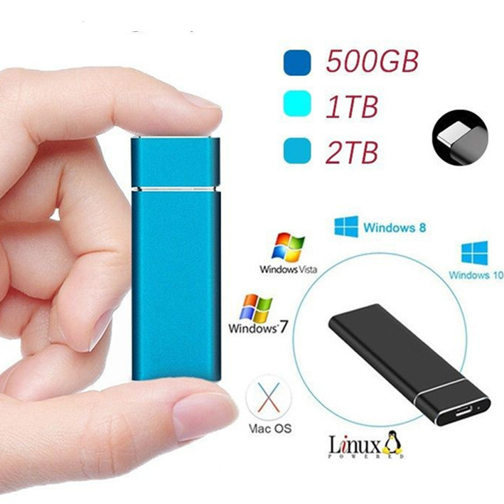 SpeedVault externe SSD met USB-C, snelle verbinding voor je computeraccessoires en efficiënte dataoverdracht.