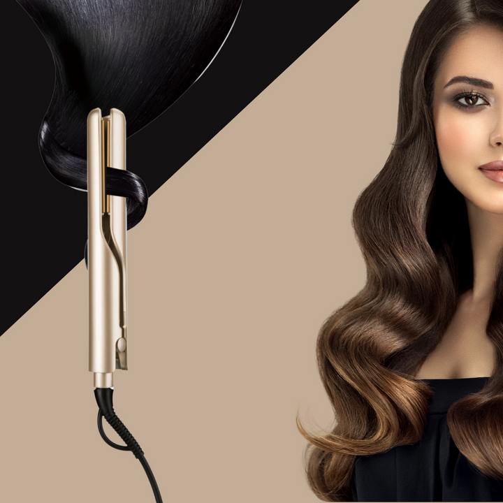 Glanzende, professionele kapsels met de snelle KaysHair dames haarstyler. Geschikt voor alle haartypes.