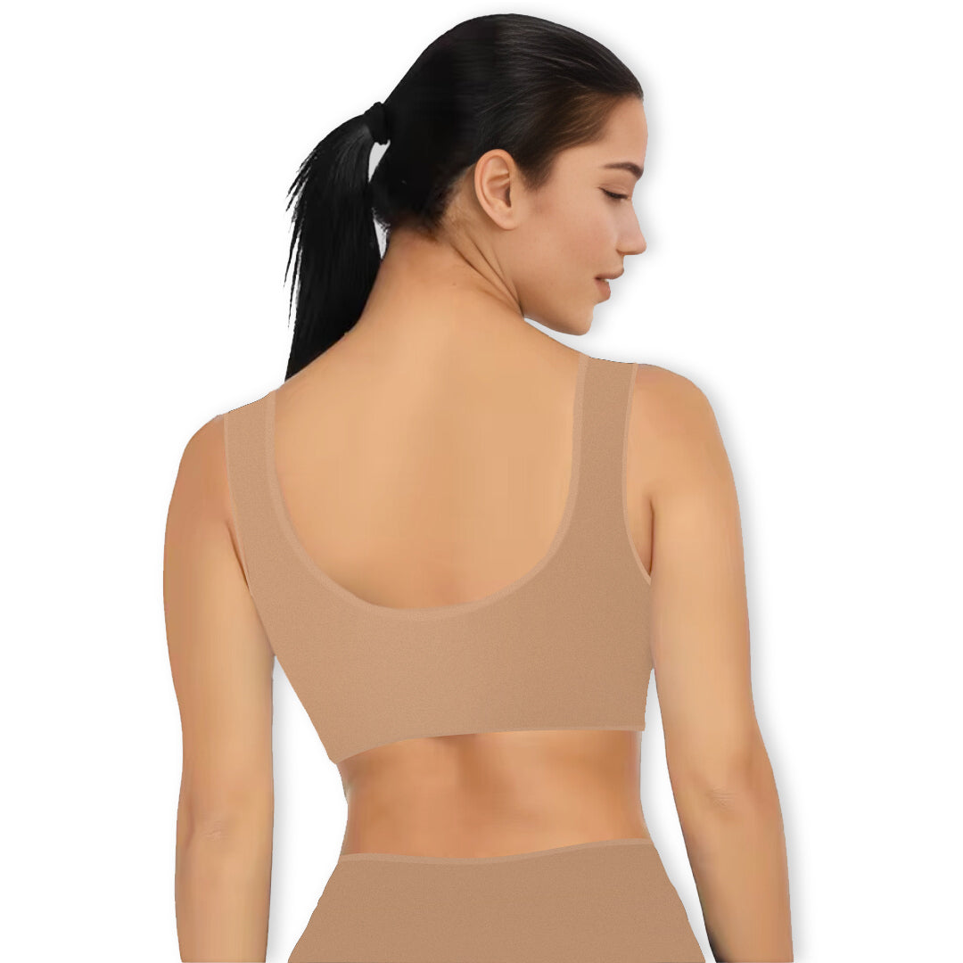 Zwarte CloudBra comfort beha voor vrouwen, zonder beugel, stretch en huidvriendelijk. Ultiem comfort.