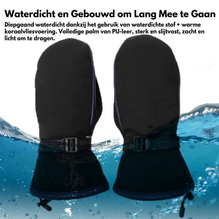 Comfortabele thermo verwarmde winterhandschoenen met dubbelzijdige warmte voor langdurige warmte. Unisex.