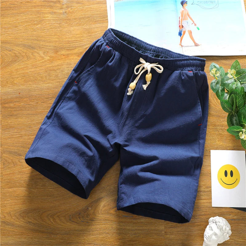 Stijlvolle casual heren korte broek voor de zomer; perfect voor relaxte dagen, strand of vakantie.