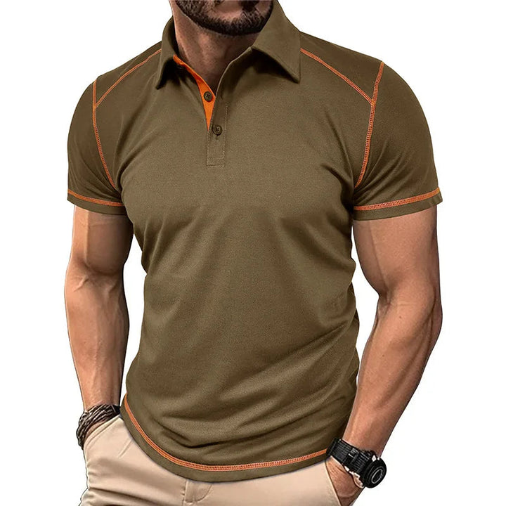 Comfortabel herenpoloshirt, perfecte herenkleding voor een stijlvolle casual look met korte mouwen, de hele dag door.