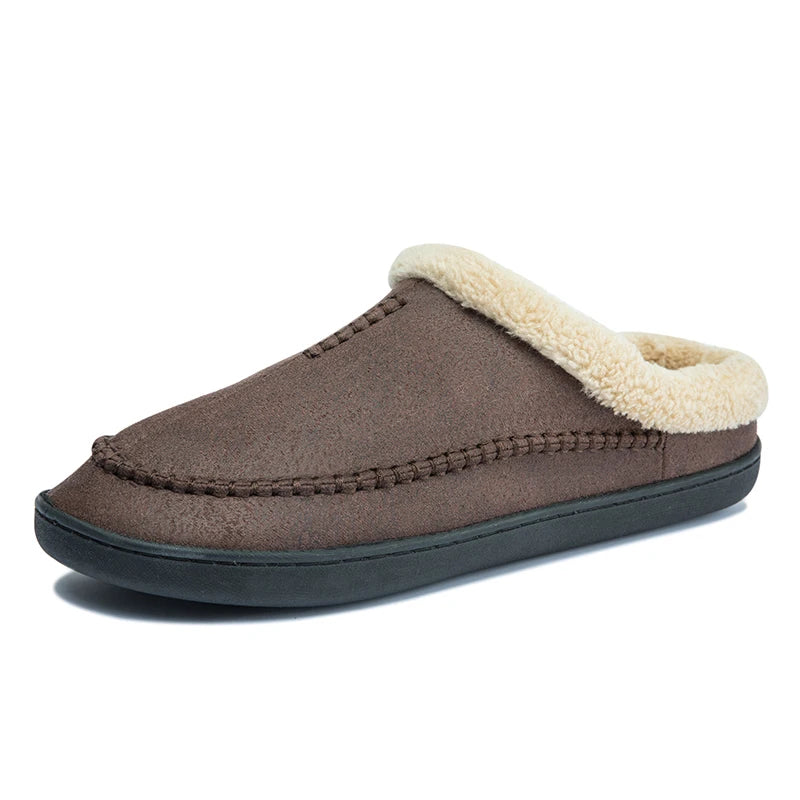 Antislip heren instapsloffen, waterbestendig en perfect voor thuiscomfort.