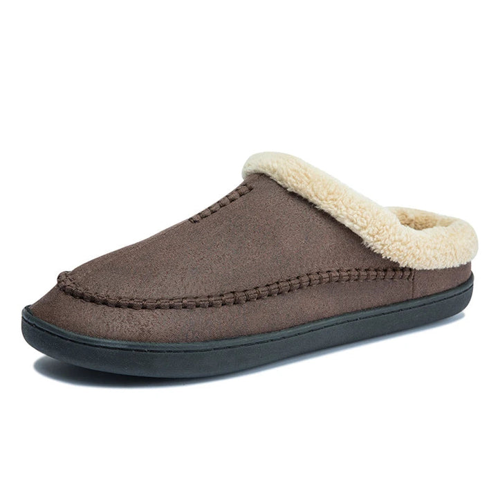 Antislip heren instapsloffen, waterbestendig en perfect voor thuiscomfort.