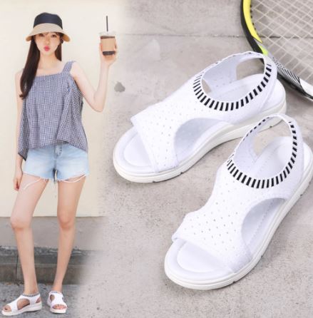 Comfortabele dames sandalen met ergonomische voetondersteuning en schokabsorptie, ideaal voor zomer.