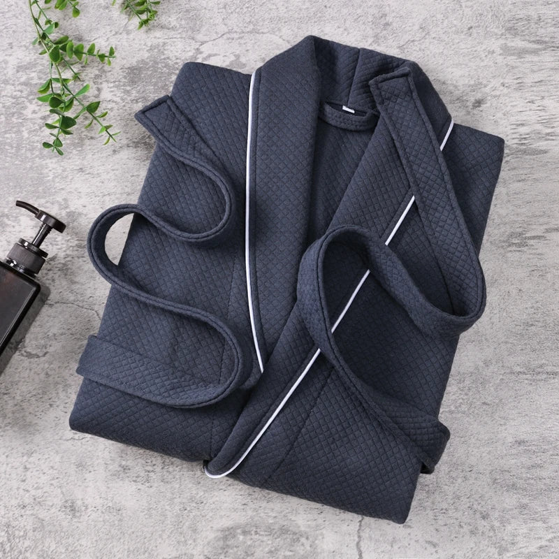 Zachte, pluche luxe heren badjas; een stijlvol cadeau voor mannen die comfort waarderen.