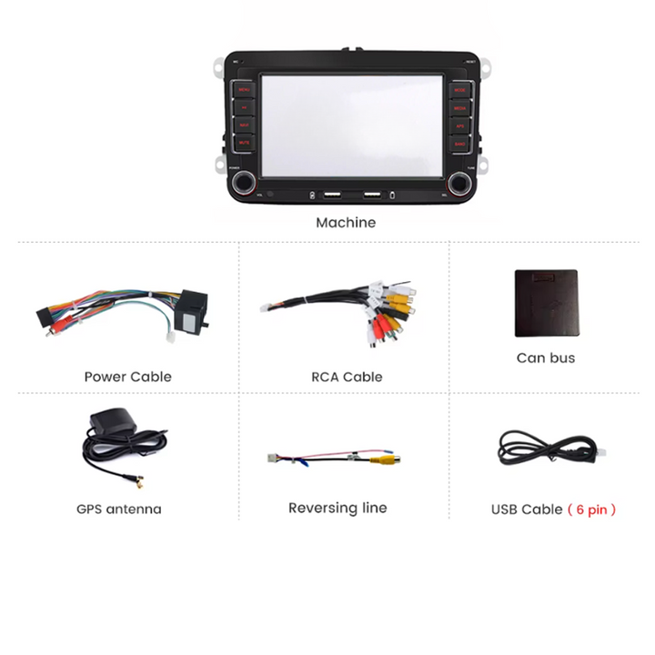 SmartDrive H270 voor VW Golf, Polo, Caddy. Haal moderne infotainment, CarPlay en Android Auto in je auto.
