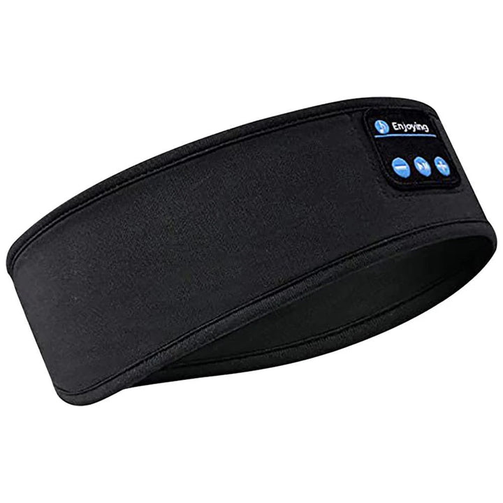 Unisex Bluetooth hoofdband met koptelefoon, ideaal voor reizen, ontspanning en ongestoord luisteren naar muziek.