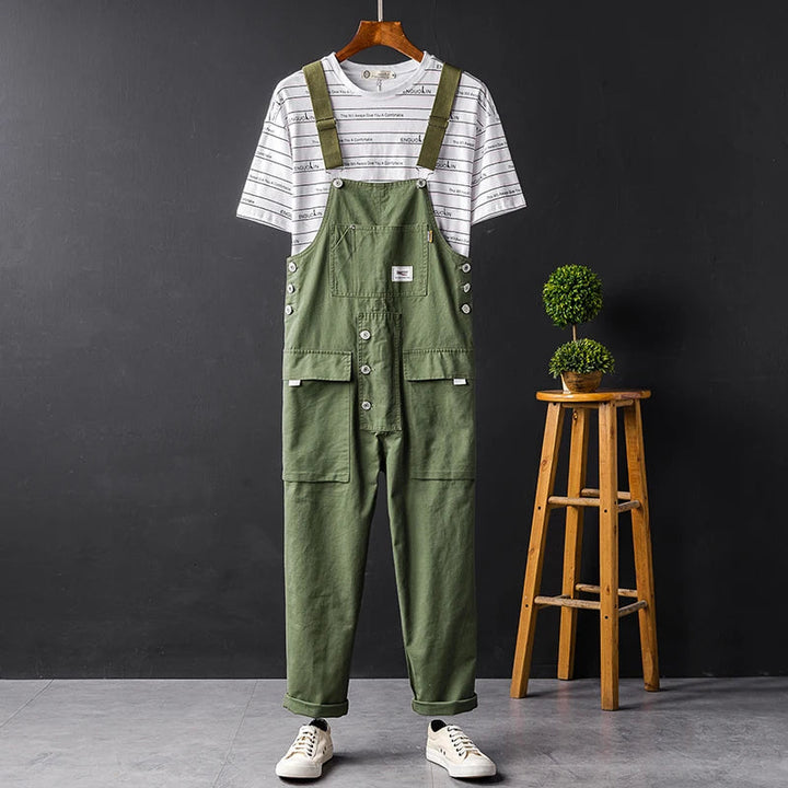 Hoogwaardige katoen-polyester heren cargo overall, robuust Hoymans design voor comfort en stijl.