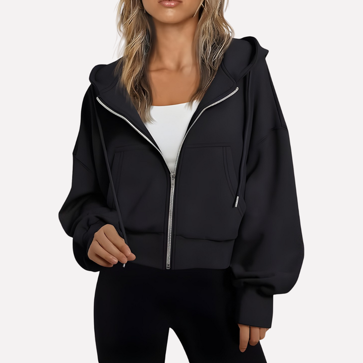 Oversized graphic pullover sweatshirt voor dames, zacht en comfortabel met trendy design.