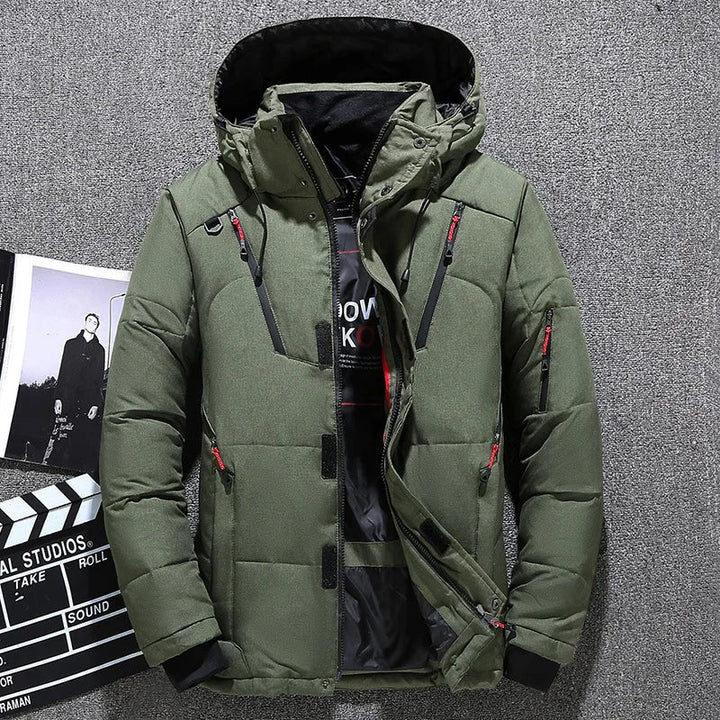 Warme heren winterjas, Arctic stijl, perfect voor de koudste winterdagen.