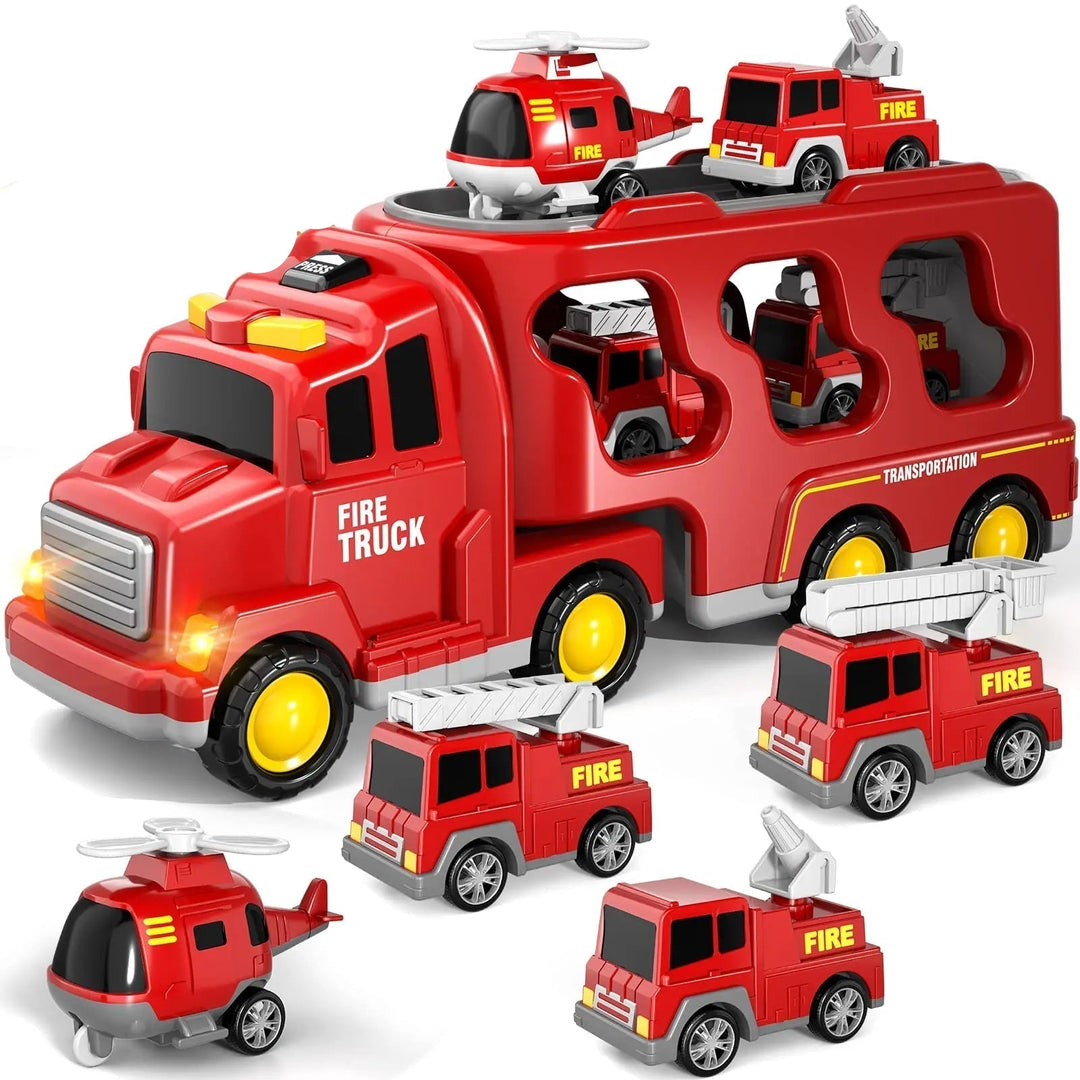 GlowRider interactieve vrachtwagen met felle lichten en vrolijke muziek; perfect kinderspeelgoed.