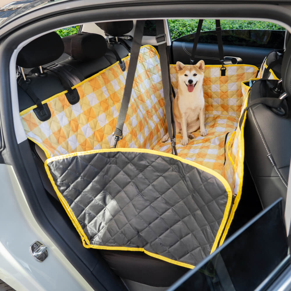 Honden autostoelhoes: waterdicht, vuilafstotend en krasbestendig voor veilige reizen.