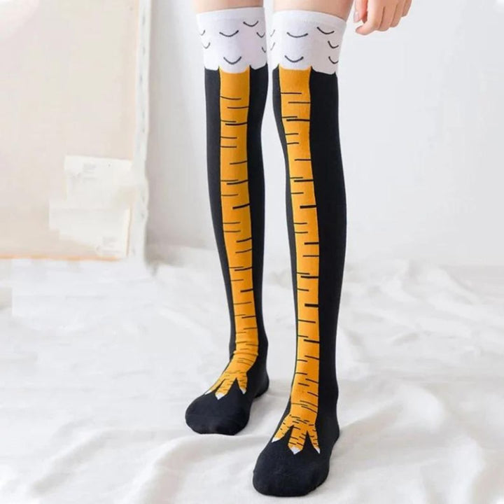 Unisex kippenpoten sokken, grappig cadeau-idee voor mannen en vrouwen.