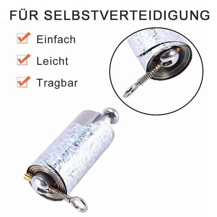 Zelfverdedigings stok, uitschuifbaar en compact. Perfect voor veiligheid onderweg, gemaakt van metaal.