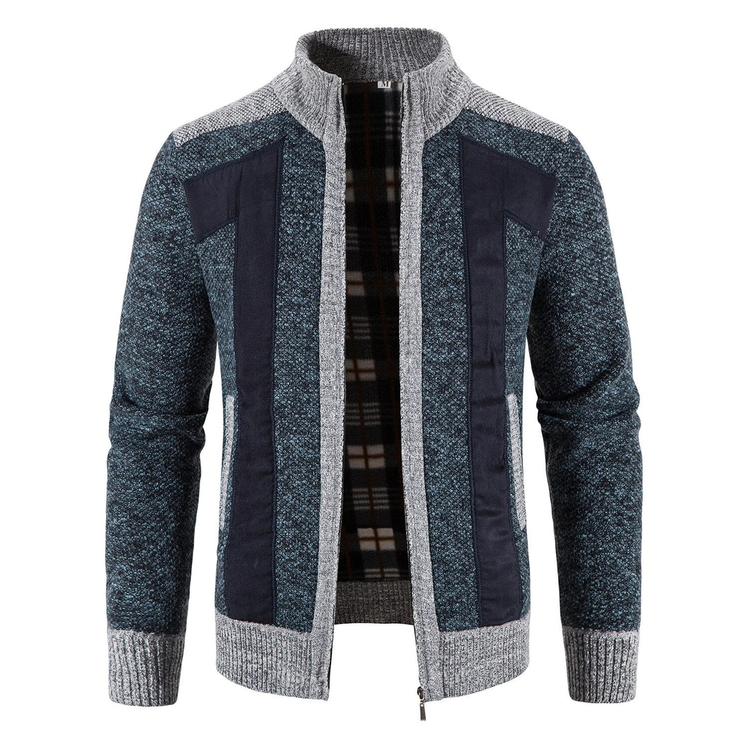 Stijlvol herenvest met hoge colkraag voor extra warmte en comfort. Perfect voor koude dagen.