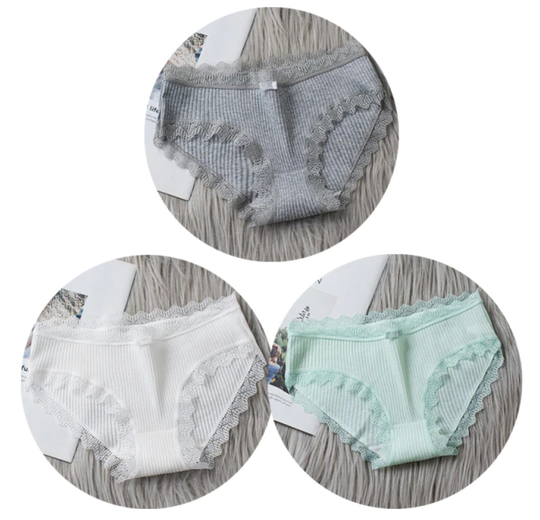 Set van 2 comfortabele dames slipjes, naadloos design, zacht stretch ondergoed voor vrouwen.