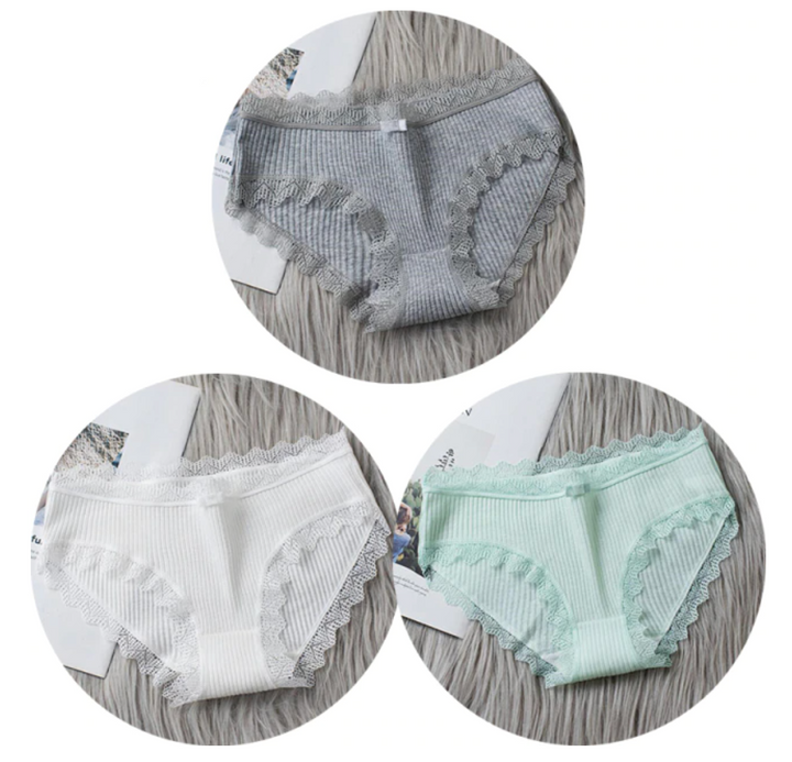 Set van 2 comfortabele dames slipjes, naadloos design, zacht stretch ondergoed voor vrouwen.