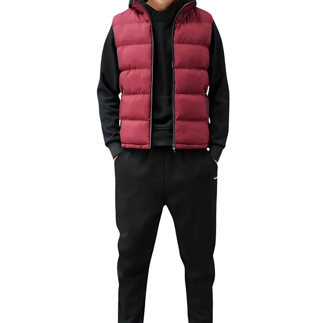 Stijlvolle heren bodywarmer voor elk seizoen. Warme, comfortabele en mouwloze jas; perfecte herenkleding.