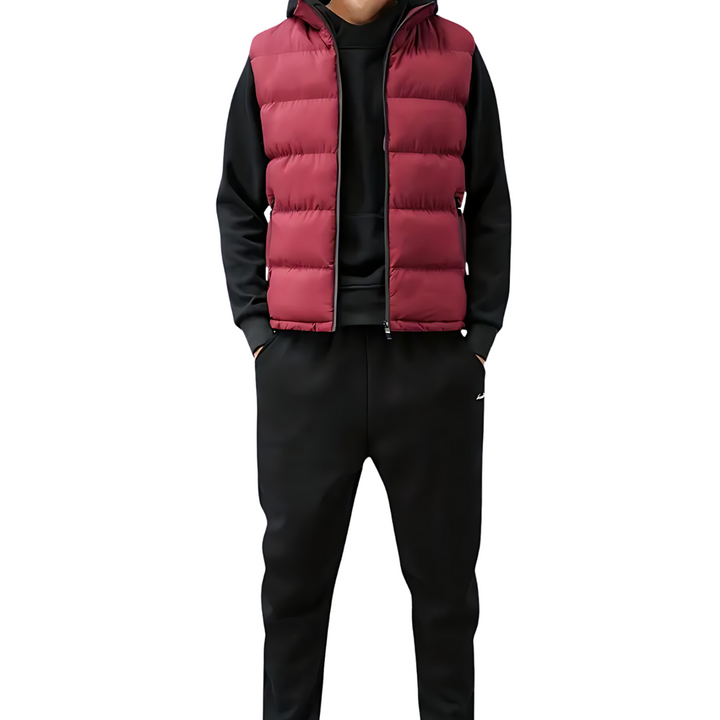 Stijlvolle heren bodywarmer voor elk seizoen. Warme, comfortabele en mouwloze jas; perfecte herenkleding.